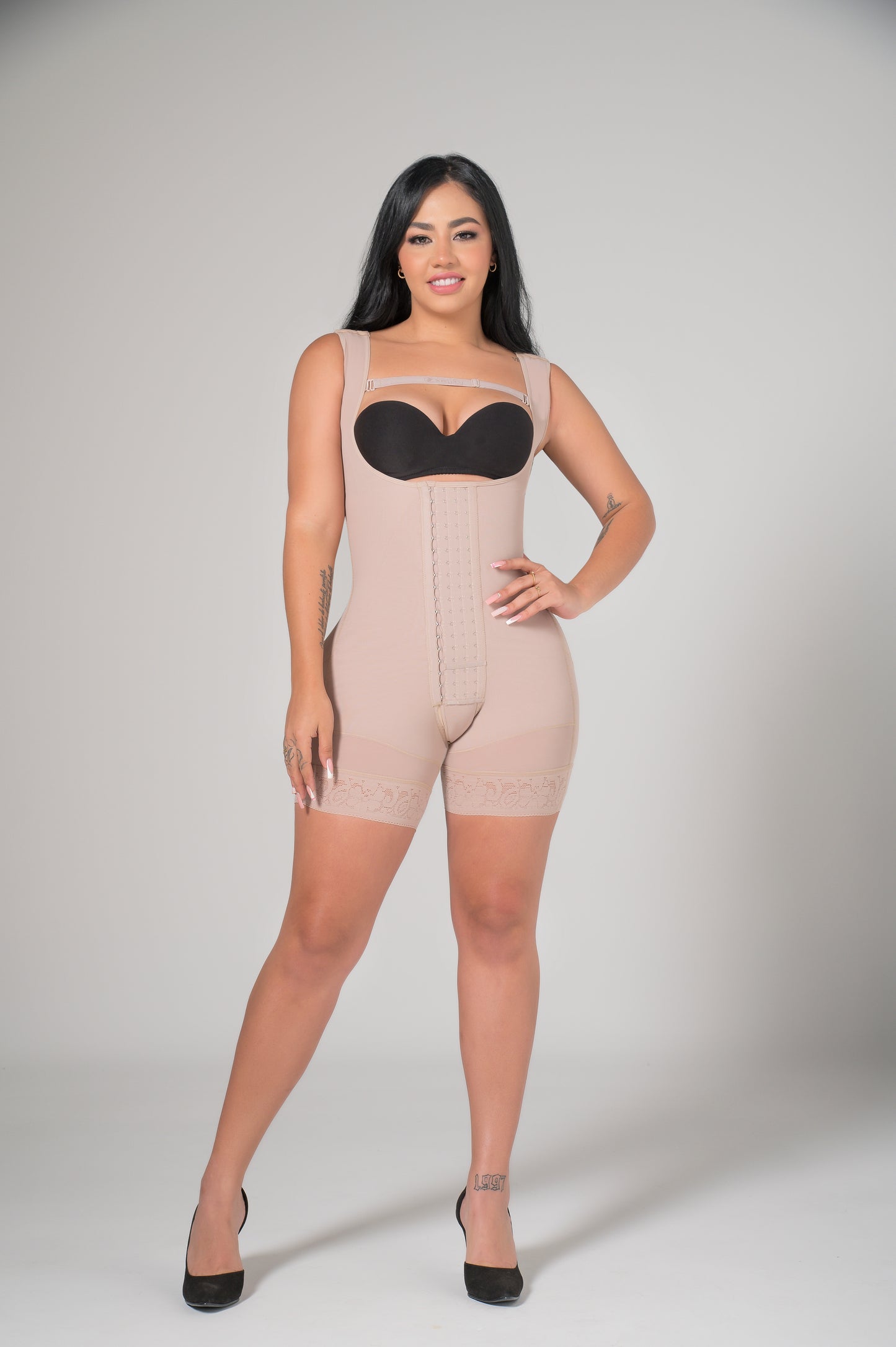 Gaine Courte Sablier avec Renfort Abdominal Réf: 022926/ 022546