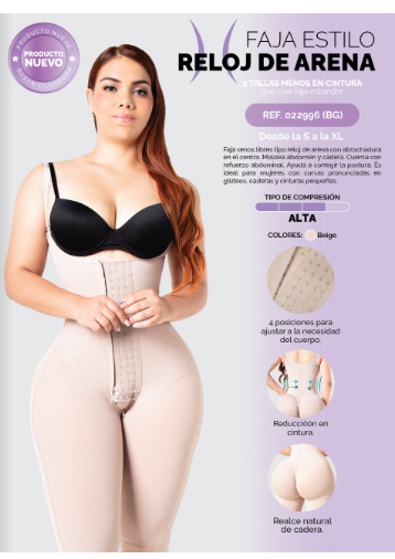 Gaine Longue avec Quatre Niveaux de Fermoir Réf. 022991 / 022996